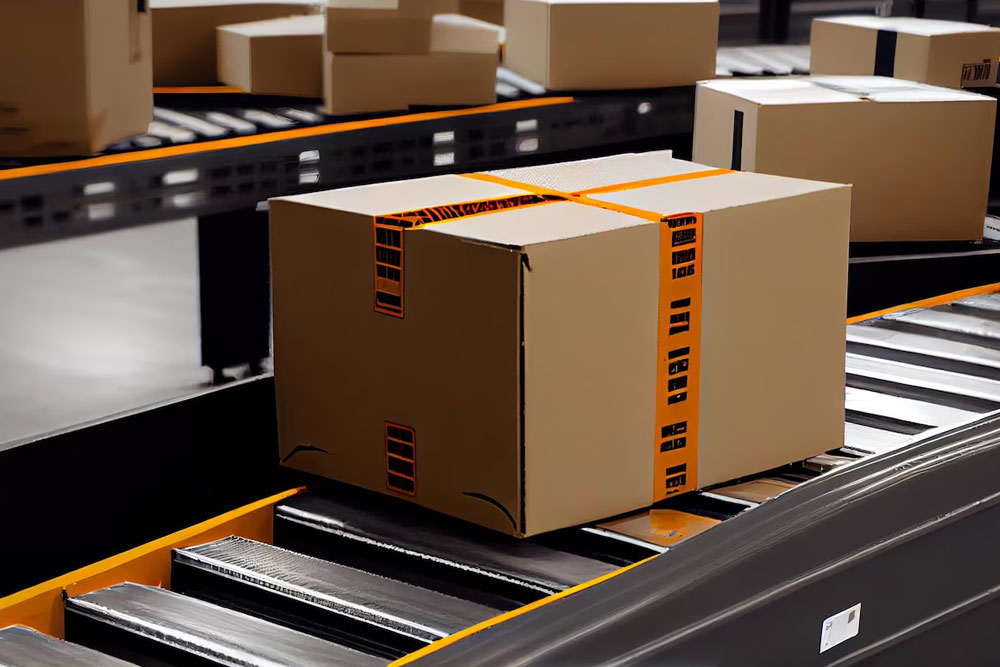 Industrial corrugated packaging boxes